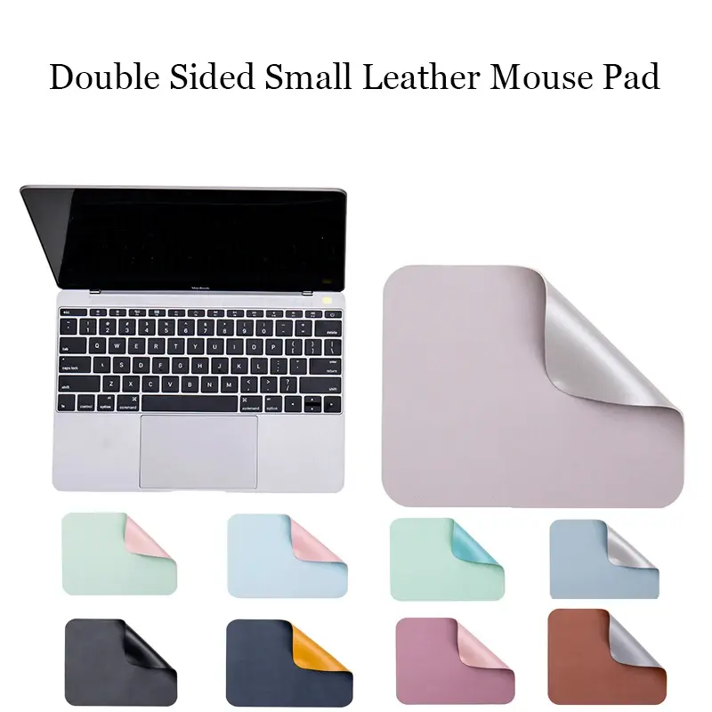 Mousepad Premium Kulit PU Leather Dua Sisi Dual Tone Waterproof