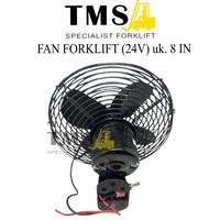 Gambar Fan Forklift Electric 8 Inch 24V DC Kipas Angin VDC Model Bulat dari sparepart.online Kota Tangerang 5 Tokopedia