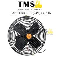 Gambar Fan Forklift Electric 8 Inch 24V DC Kipas Angin VDC Model Bulat dari sparepart.online Kota Tangerang 1 Tokopedia
