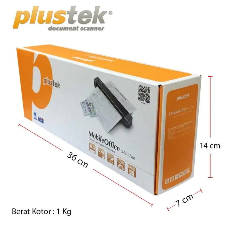 Scanner Plustek MobileOffice S410 Plus -Folio/Legal/F4- 9 Detik/Lembar 3