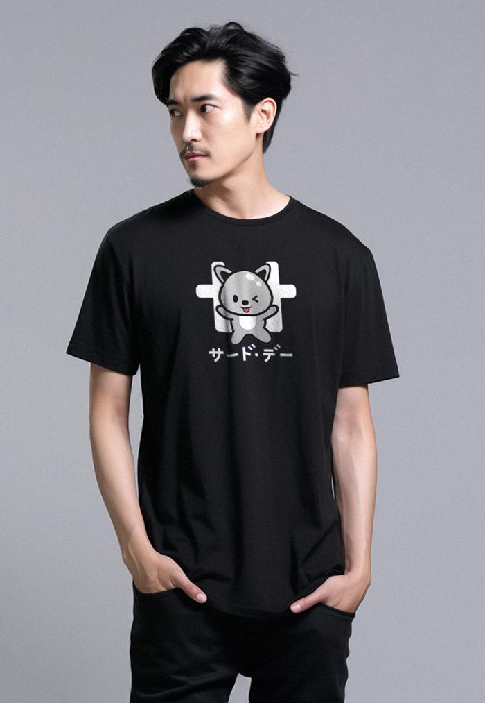 Gambar Third Day MTF83 happyjump logo hitam kaos pria - S dari THIRD DAY Kota Bandung Tokopedia