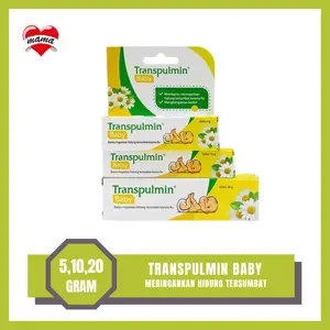 Transpulmin Baby 5 10 20 Gram Balsam Anak Bayi Untuk Hidung Tersumbat Flu Sakit Kepala