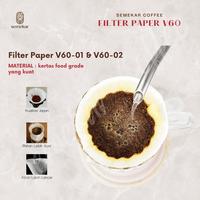 Gambar V60 Coffee Filter Paper - Kertas saring Kopi Cone Bottom - Putih Japan - 01 (1-2cups), 10 pcs dari Semekar Coffee Kota Tangerang Selatan 4 Tokopedia