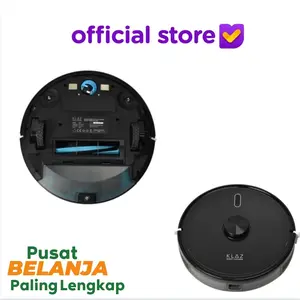 Smart Pembersih Lantai Robotik - Hitam