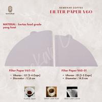 Gambar V60 Coffee Filter Paper - Kertas saring Kopi Cone Bottom - Putih Japan - 01 (1-2cups), 10 pcs dari Semekar Coffee Kota Tangerang Selatan 3 Tokopedia