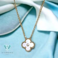 Gambar Clover Holiday Mop Diamond 18K Gold Necklace - Diamond Jewelry - 298KBD9000LS dari Diamond Jewelry Kota Administrasi Jakarta Utara 3 Tokopedia