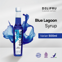 Gambar Blue Lagoon Syrup Delifru 500 ml - Sirup Jeruk Biru Premium dari Bubuqu Powder Kota Surabaya 1 Tokopedia