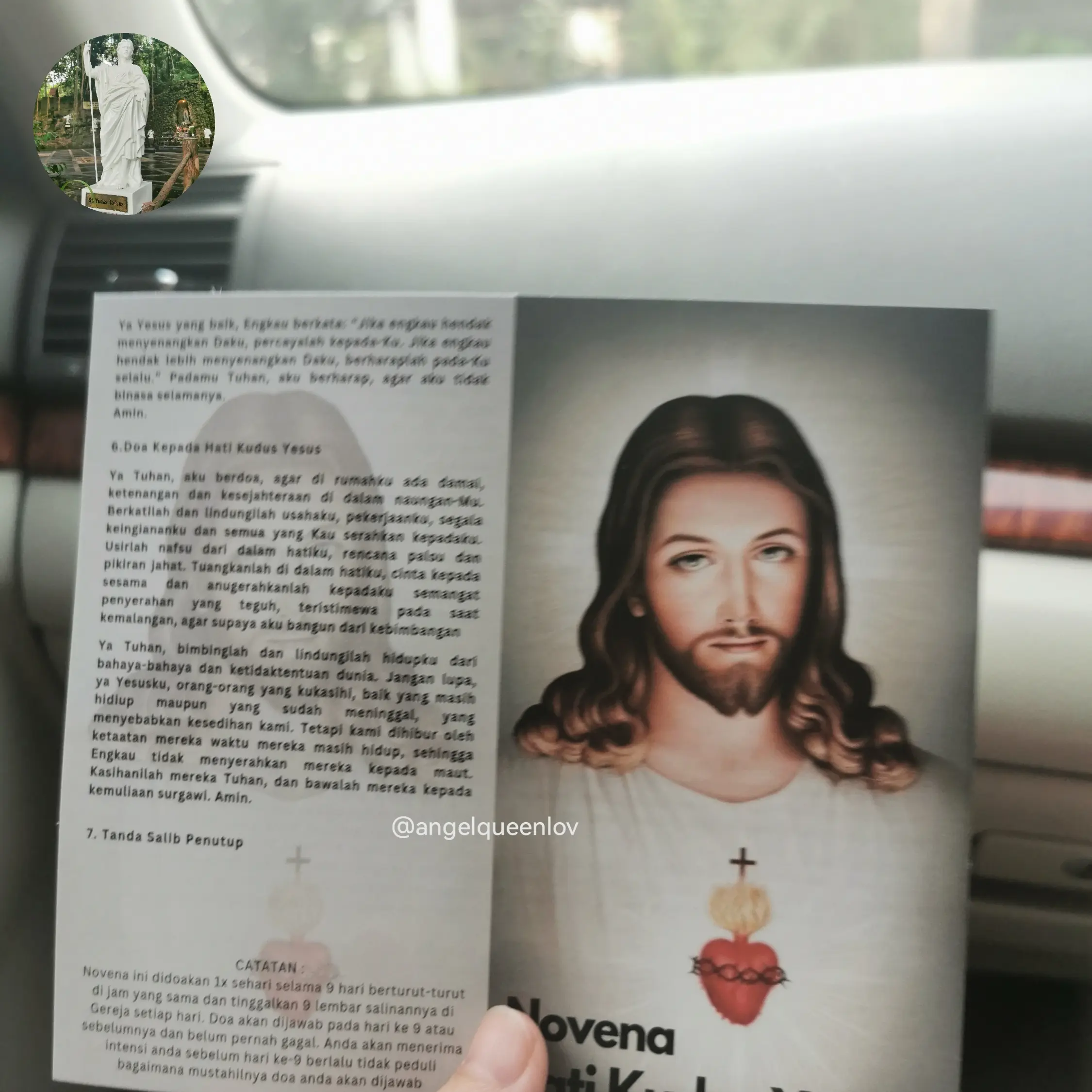 Lembar Novena Hati Kudus Yesus