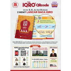 Buku iqro milenial terbaru alqosbah / Iqro berwarna Quran