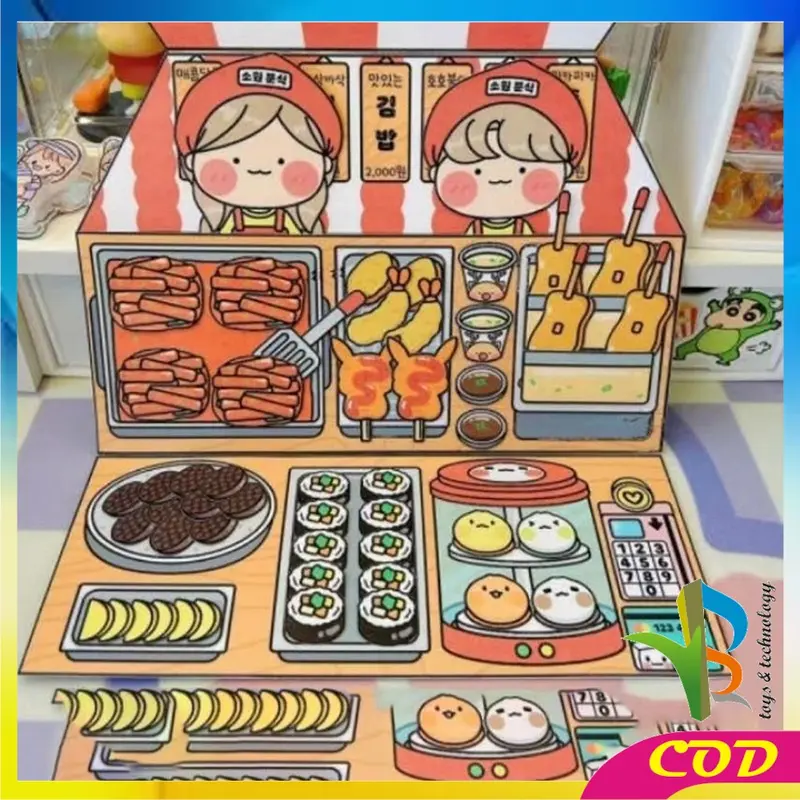 [COD] RB M354 Mainan Edukasi Anak Buku Bongkar Pasang No Cutting 8
