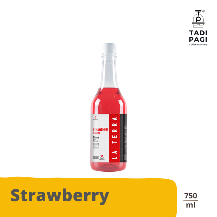 Gambar Syrup Strawberry Sirup La Terra dari Tadi Pagi Coffee Roastery Kota Depok Tokopedia
