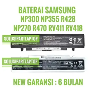 Baterai Laptop SAMSUNG NP300 NP305 NP355 NP355E4X R428 R470 R478 R480