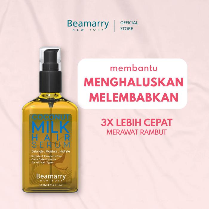 Gambar Hair Serum Coconut Milk Moisture dari Beamarry Newyork Kota Administrasi Jakarta Timur Tokopedia