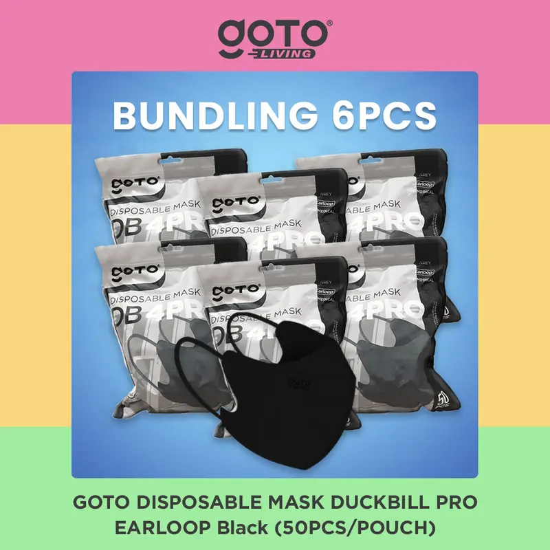 Goto DB 4 Pro Masker Duckbill Mask 4 Ply Facemask Earloop Warna 4Ply 7