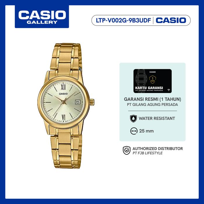 Gambar Casio General LTP-V002G-9B3UDF Original Jam Tangan Wanita Analog Gold dari Casio Gallery Indonesia Kota Administrasi Jakarta Pusat Tokopedia