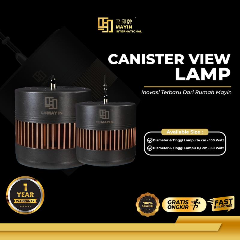 Lampu LED MAYIN Canister View Lamp Sorot Aquarium Aquascape Kolam Ikan ...