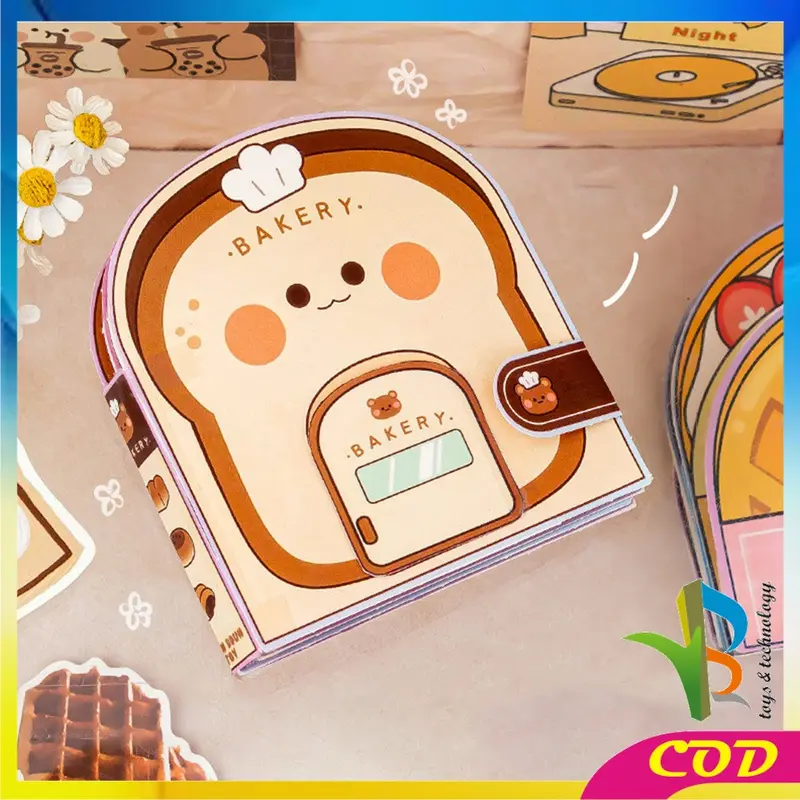[COD] RB M354 Mainan Edukasi Anak Buku Bongkar Pasang No Cutting 3