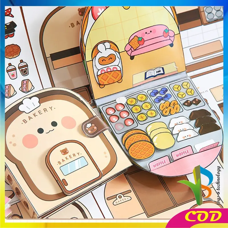 [COD] RB M354 Mainan Edukasi Anak Buku Bongkar Pasang No Cutting 7