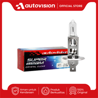 Gambar Autovision Superbeam H1 Crystal Clear [12 V/100 W] AH01SCUC dari Autovision_NEW Kota Bandung 1 Tokopedia