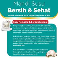 Gambar Paket Sabun Mandi Cair Klinsen Shower Cream Brightening Goat's Milk 500 ml x3 + FREE Hand Sanitizer Klinsen MaxClean 250 ml dari DKIShop- Dayman Klinsen Kota Administrasi Jakarta Pusat 5 Tokopedia