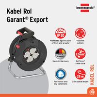 Gambar Kabel Rol 4 Lubang Brennenstuhl Cable Reel Garant Export 25m Hitam / Colokan Listrik 4 Socket dengan Kabel Gulung 25 Meter - 1215056 - Hitam dari Brennenstuhl Indonesia Kota Administrasi Jakarta Utara 1 Tokopedia