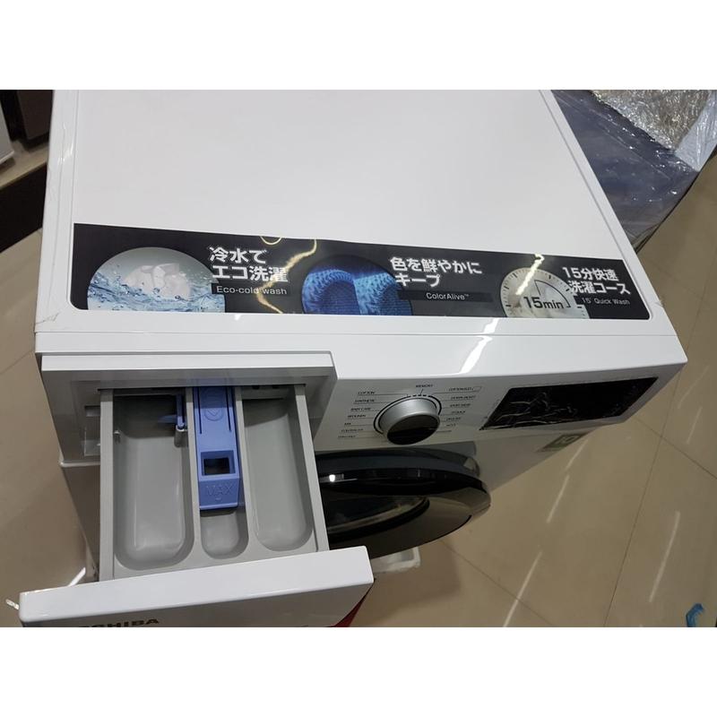 MESIN CUCI TOSHIBA FRONT LOADING TW-BH95S2N INVERTER Kapasitas 8,5 Kg - GARANSI 10 TH 2