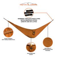 Gambar Dhaulagiri - Ayunan Hammock - Hammock Single Nest New - Ayunan Hammock Camping Nilon Parasut Max Load 200kg - Black dari Dhaulagiri Official Store Kota Administrasi Jakarta Utara 4 Tokopedia