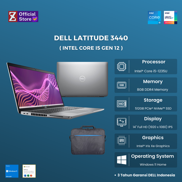 Promo Dell Latitude 3440 Intel Core i5-1235U 8GB RAM/512GB SSD 14