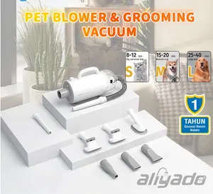 hs Professional Pet Blower & Grooming Vacuum Anjing Kucing Alat Pengering Rambut Untuk Anjing Kucing