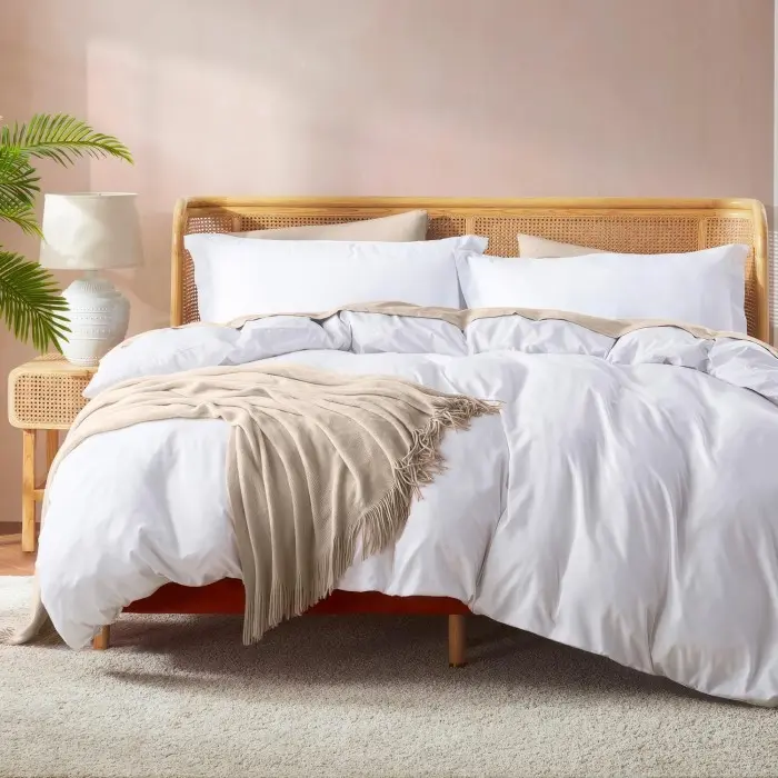 DUVET COVER 300TC COTTON / PLAIN WHITE - SPEC HOTEL / SARUNG SELIMUT HOTEL 100% KATUN TC-300