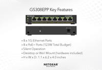 Gambar NETGEAR GS308EPP 8 Port PoE+ Gigabit Ethernet Plus Switch (123W) dari Dunia Mas Computer Kota Administrasi Jakarta Barat 5 Tokopedia