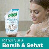 Gambar Paket Sabun Mandi Cair Klinsen Shower Cream Brightening Goat's Milk 500 ml x3 + FREE Hand Sanitizer Klinsen MaxClean 250 ml dari DKIShop- Dayman Klinsen Kota Administrasi Jakarta Pusat 4 Tokopedia