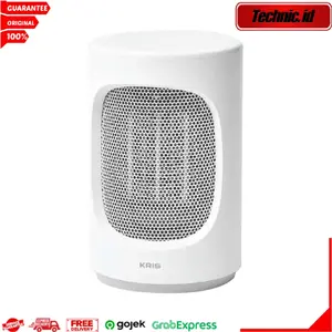 Kris Penghangat Ruangan Kris Pemanas Ruangan 600 Watt Room Heater Blower Mini Heater Putih