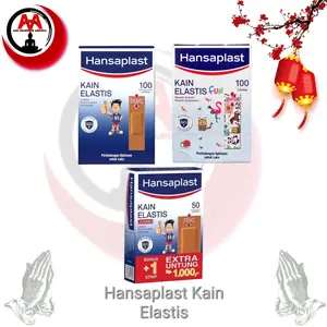 Hansaplast Luka Kain Elastis Kotak Polos Fun Jumbo