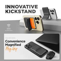 Gambar MagSafe Card Slot VRS Mag Grip Flip Magnetic Wallet Kartu - Sandstone Khaki dari GET-WID Kota Administrasi Jakarta Barat 4 Tokopedia