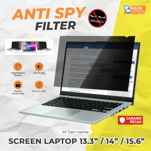 Anti Spy Filter for All Laptop 13.3 14 15.6 16 inch Screen Guard Laptop Privacy Pelindung Layar Anti-Peep Viral Scren Protector