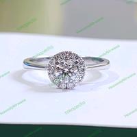 Gambar Royal Halo Diamond Ring - Emas 18K. Cincin Nikah CVD lab Diamond IGI dari HeavenlyNirwana Kab. Tangerang 3 Tokopedia
