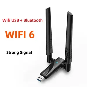 USB Wifi Dual Band Wireless 2.4Ghz 5Ghz Include Bluetooth 2 in 1 Combo - Wifi BT Antena