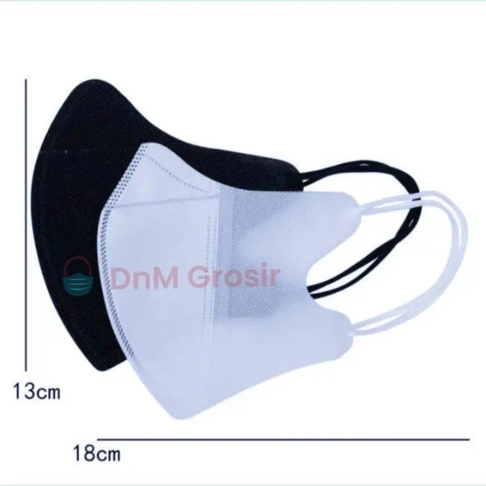 MASKER DUCKBILL ISI 50 HITAM PUTIH 0