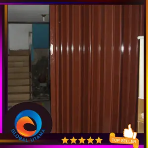 Globalindo Utama Pintu Folding Door PVC Penyekat Ruangan Anti Rapuh & Rayap Handle Magnetic Minimalis Elegant Modern