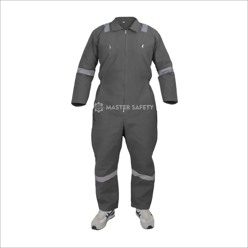 Wearpack safety lengan panjang seragam kerja memakai scotlight - wearpack kerja pabrik bengkel las Abu Hitam Merah Navy Biru Celana Atasan Baju Setelan Hijau 1