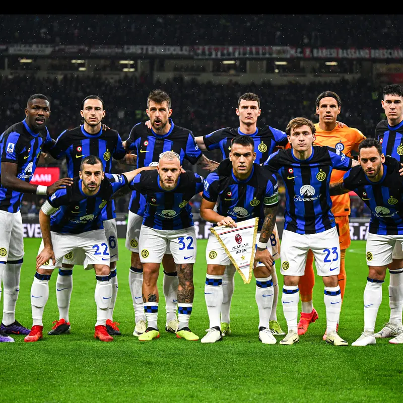 INTER Poster frame Premium A3+ Poster Inter Milan Tim Squad 2023-2024 1
