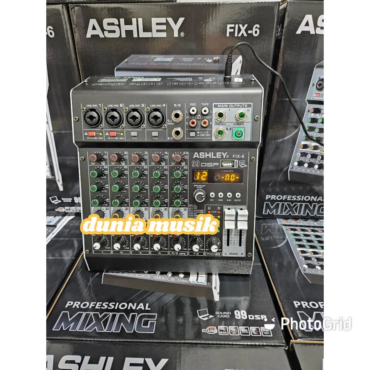 MIXER ASHLEY FIX6 FIX6 6 CHANNEL ORIGINAL