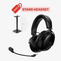Gambar HyperX Cloud III Wireless Gaming Headset Cloud 2 7.1 Surround headphone - Cloud III Black dari Click & Go Tokopedia Kota Bandung 2 Tokopedia