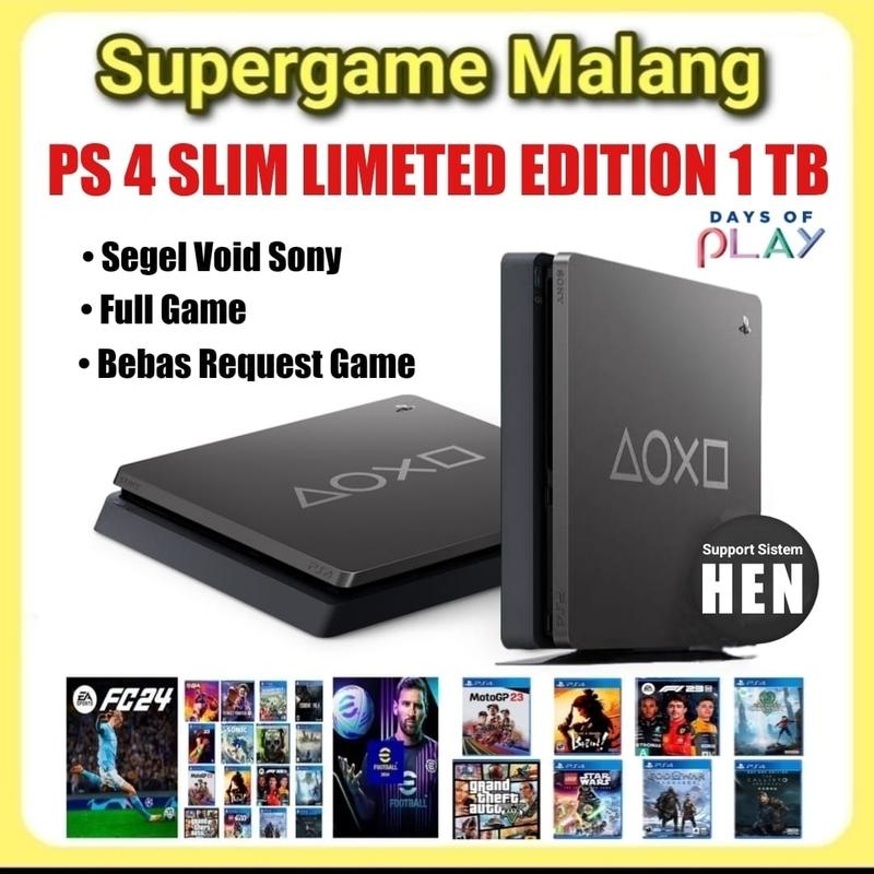 PS4 Pro 1TB New Slim Hen OFW CFW PS HDD 500GB TB Tera