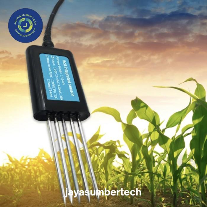 Jual RS485 Soil NPKPH EC Temp humidity Sensor tester 7 in 1 soil ...