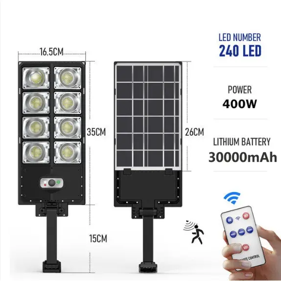 Lampu surya Solar Light 1000W Lampu Jalan Tenaga Surya 3