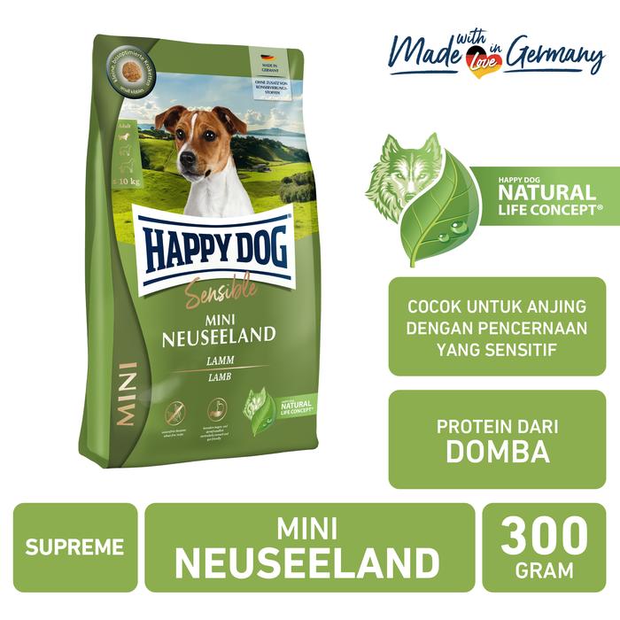 Gambar Happy Dog Makanan Anjing Mini Dewasa Neuseeland 300gr dari Happy Dog Happy Cat Indonesia Kota Administrasi Jakarta Utara Tokopedia