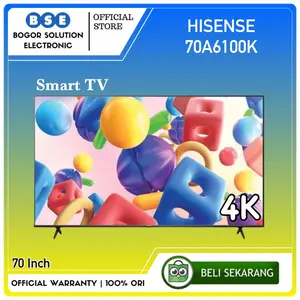 [ORIGINAL] TV LED 70 Inch 4K UHD Hisense 70A6100K Vidaa Smart TV UHD 70A6100