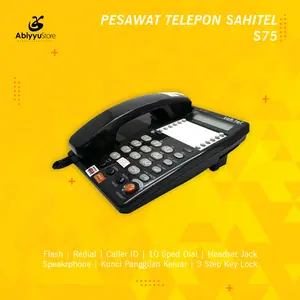 Telepon Rumah Kantor Dinding Sahitel S75 / Telephone Sahitel S75